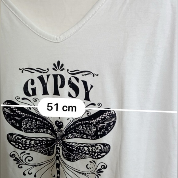 Beand New Gypsy Soul Graphic Tank Top Size L Boho Style - Picture 2 of 6